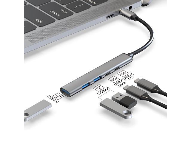 USB C HUB Docking Station Type c hub to Usb USB2.0 PD60W USB C Data*2 USB3.0 for Type-C Laptop docking station