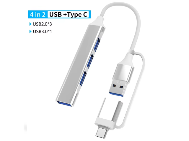 4/5 IN 2 USB 3.0 Type C HUB USB 3.0 USB 2.0 USB C Docking Station PD 65W 5Gbps Multi Adapter For PC Laptop Type-C Laptop