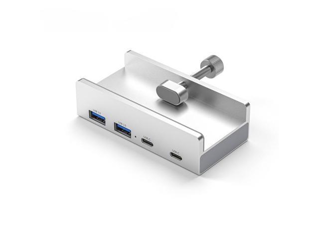 6-in-1 USB 3.0 HUB USB Clip on Docking Station USB 3.0 Adapter Multi Splitter 5Gbps High Speed Adapter for PC Laptop Type-C Laptop