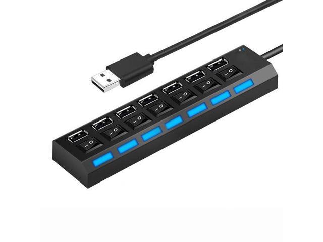 USB 3.0 Power Adapter 4/7 Port Multi USB Splitter Hub USB Hub 2.0 USB Multiple Expander Switch 30CM Cable Hub Docking Stations