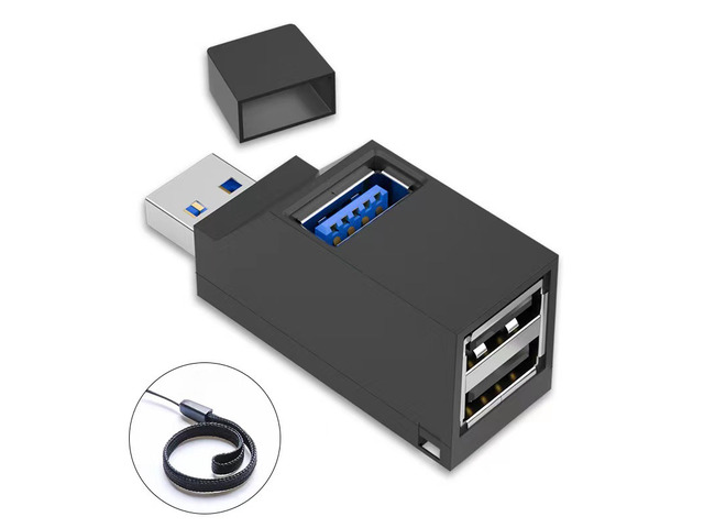 USB 3.0 HUB Adapter Extender Mini Splitter Box 3 Port Data Transfer USB Splitter Docking Station For PC Laptop Parts