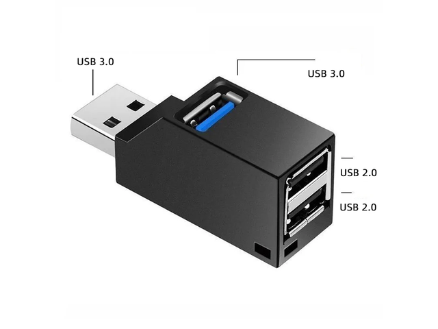 HUB Adapter Extender Mini Splitter Box 3 Ports High Speed USB 3.0 for PC Laptop U Disk Card Reader Docking Stations USB Hubs