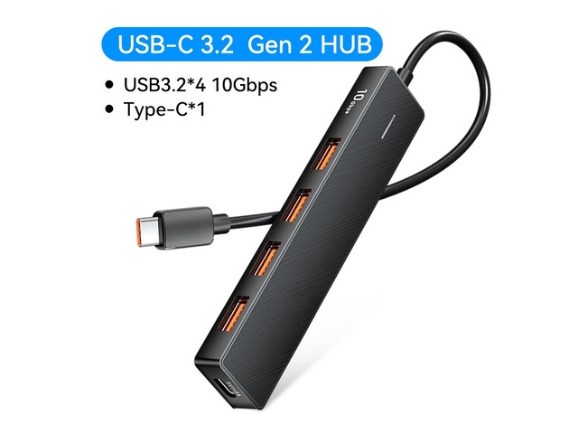USB C HUB 3.2 Type C Splitter 5 Port High Speed 10Gbps Docking Station Adapter For Laptop PC Type-C Laptop Multiport HUB