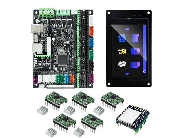 For V1.2 3D Printer Control Board 32Bit Motherboard Support 2.0 Compatible TFT 3.5 Inch Touch Screen