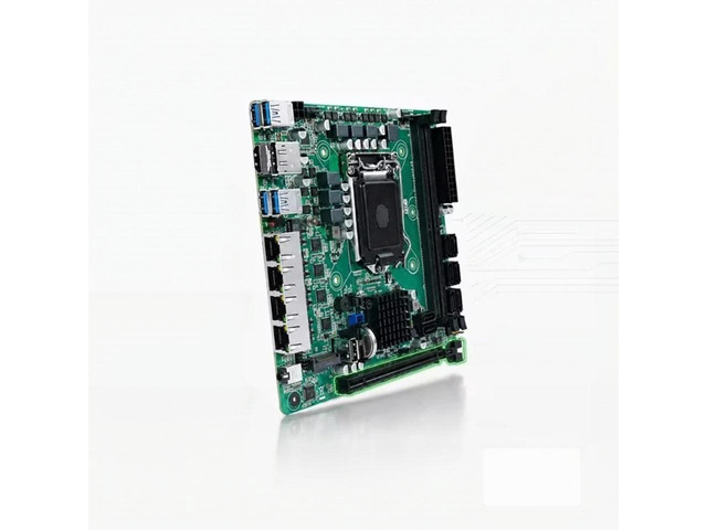 For ITX NAS Motherboard C246 8*SATA3.0 4I226 2.5G 2M.2 NVME 2*DDR4 PCIE 16X NAS Board LGA1151 Support 8th/9th Core Xeon CPU