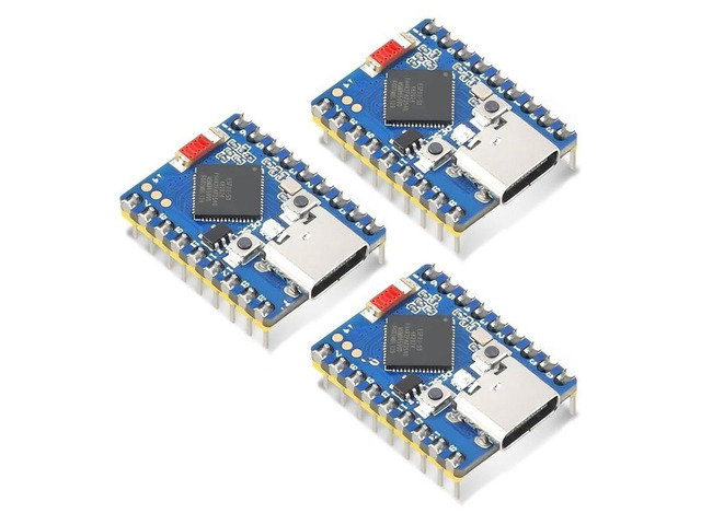 AM-3Pcs ESP32-S3 Mini Development Board ESP32-S3-Zero Development Board Main Frequency 240Mhz, 2.4Ghz Wifi BT