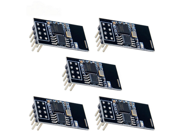 ESP-01S ESP8266 WiFi Module 4MB Flash 3.3V Wireless Serial Transceiver 5PCS Set for IoT Projects and DIY Electronics