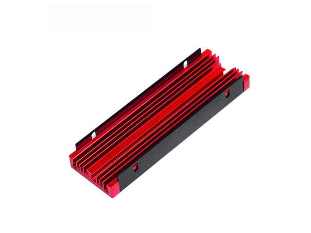 For M.2 SATA NVMe 2230 2242 2260 2280 SSD Cooler with Cooling Fan Heat Dissipation Thermal Pad for PCIe 3.0 4.0 Desktop Computer