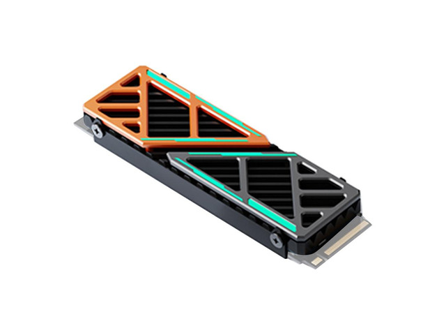 For M.2 2280 NVMe SSD Cooler Aluminum Alloy Heat Sink 5-30 Temp Reduction Cooling Radiator for Gaming PC Desktop Computer SSD