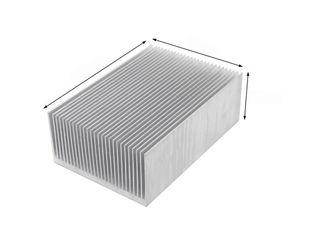 Extruded Aluminum Heatsink Radiator Heat Sink Cooler for LED Electronic Chip LCD Integrated Circuit Cooling Heat Dissipation