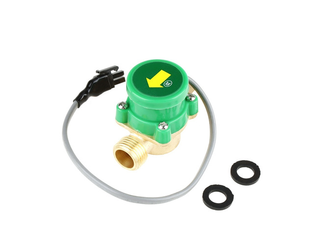For 1 PCS HT-120 AC220V 0.5A G1/2'-1/2' Thread Water Pump Flow Sensor Switch