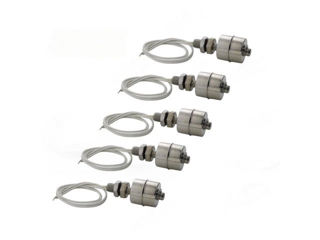 For 1-5pcs 45mm Automatic Liquid Water Level Sensor Controller Stainless Steel Waterproof Float Switch for Water Pump Sensor Switch