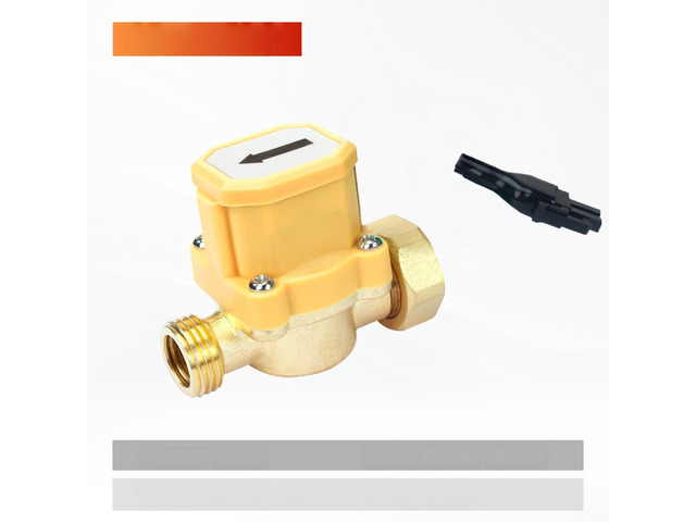 For Water Flow Switch Brass Inline 1/2 1 1.5 2 Inch Pipe Flow Sensor for Pump Controller Adjustable Sensitivity Signal Output