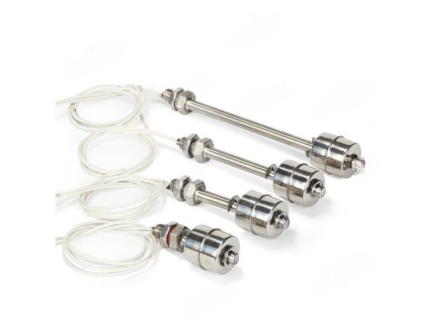 For Automatic Internal Float Sensor Switch Stainless Vertical Liquid Water Level Tank Level Sensor Pump Controller 45-200mm Line