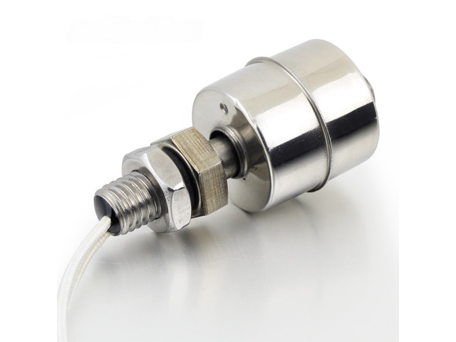 For Stainless Vertical Liquid Water Level Sensor Controller Internal Float Sensor Switch 45mm Line Automatic Pump Controller Tank