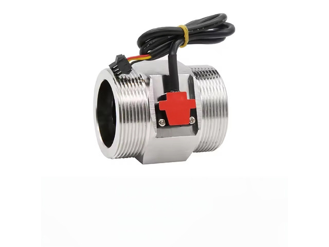 For Stainless Steel Hall Flow Meter Turbine Water Flow Sensor Electromagnetic Pulse Flow Rate Sensor Indicator for Water Dispenser