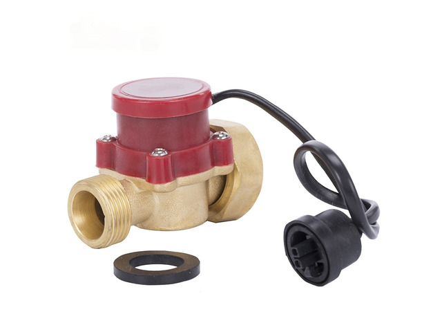 For HT300 G1 To 3/4 Water Pump Flow Switch Magnetic Circulation Boosting Pump Full Coppe Pressure Waterproof Control Sensor