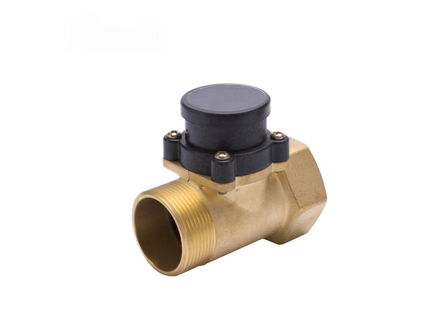 For HT-802 1.5 Inches Water Pump Flow Switch Liquid Booster Solar Heater Brass Magnetic Pressure Automatic Control Valve Sensor 220V