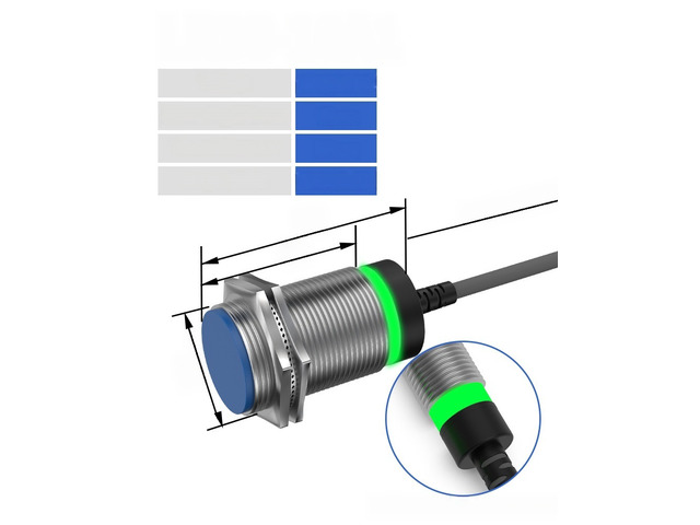 For M30 Series Inductive Proximity Switch Sensor Sensing Distance 10mm Flush DC 6-36V NPN PNP High Quality With 2m Cable