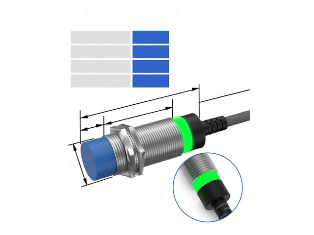 For M18 Series Industrial Proximity Switch Sensor Non-contact Distance 5mm 8mm NPN PNP 12-24V Non-Flush Flush