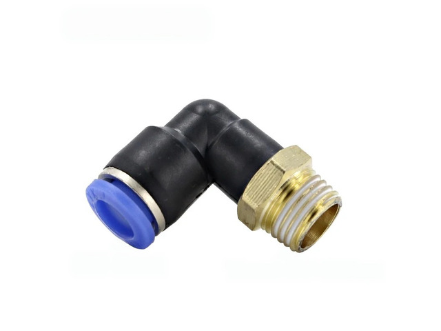 For 5Pcs Water Air Hose 4/6/8/10/12mm Pneumatic Fitting Elbow Connector 1/8 1/4 3/8 1/2 Male Thread SL Pneumatic Fitting