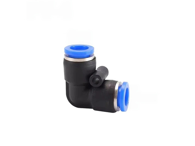 For 10/50Pcs PV Quick Connector Pneumatic Plug 90 Degree Elbow Plastic Quick Fitting 4mm/6mm/8mm/10mm Air Parts Pipe Push In Water