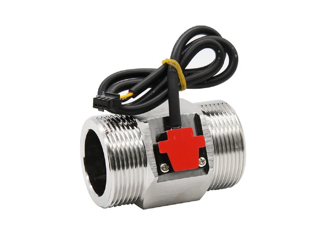 For 1pc Stainless Steel Hall Water Flow Sensor DN40 DN50 Liquids Flow Meter Switch For Plumbing Systems Accessories