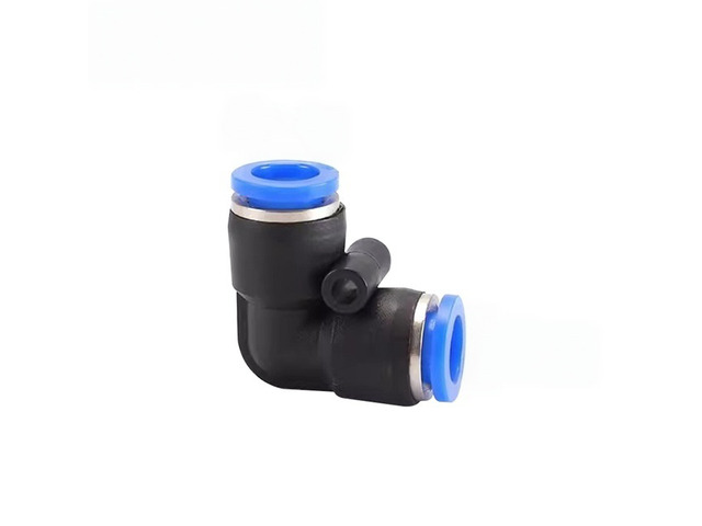 For 20PCS Pneumatic Quick Fitting PV 90 Degree Elbow Plastic 4mm 6mm 8mm 10mm Air Parts Pipe Push In Water Quick Connector 2 Way