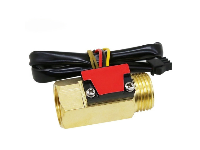 For YF-B1 YF-B2 YF-B3 BSP G1/2' Hall Flow Sensor Turbine Meter 1-25L/min Turbine Flow Meter Water Flow Sensor