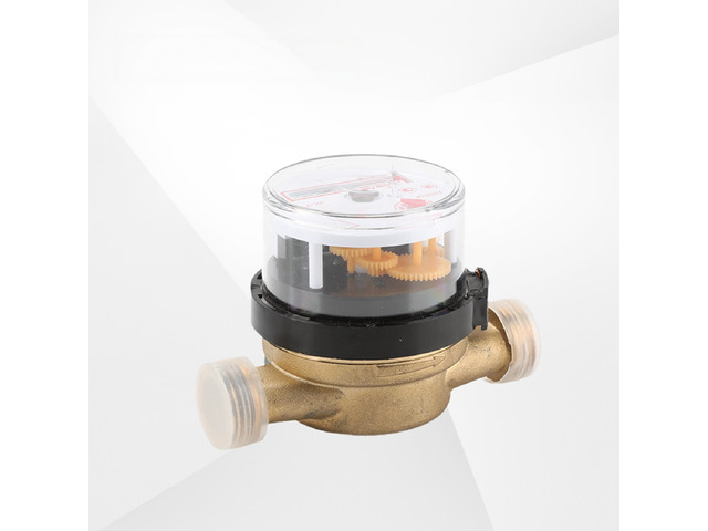 For Brass Rotary Vane Water Meter Model DN15 DN20 Cold Water Meter Apartment Dormitory Office Building Application
