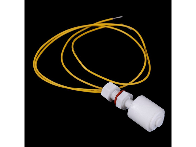 For Hot 1pc 50mm 220V PP Floating Ball Switch Liquid Water Level Sensor Horizontal Float Switch Down
