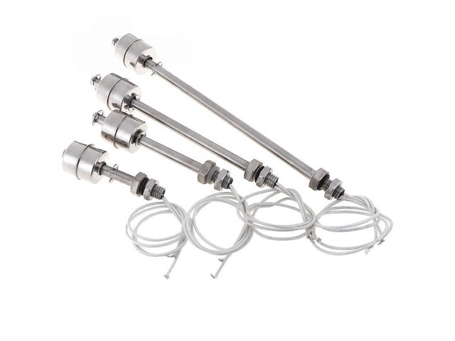 For 45/65/100/150MM Float Switch Tank Liquid Water Level Sensor Double Ball Float Switch Tank Pool Flow Sensors Stainless Steel