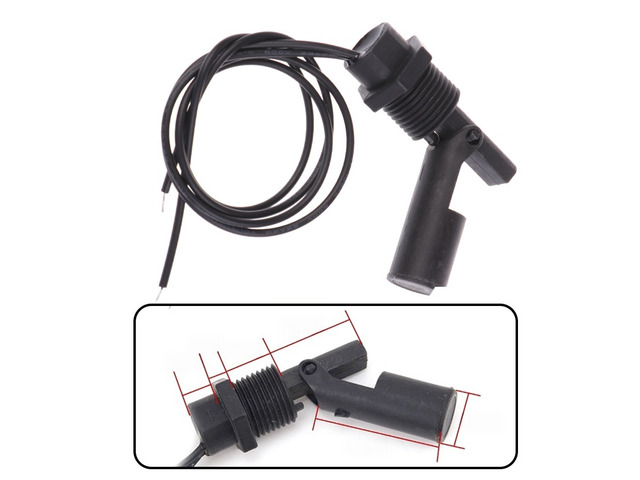 For 12V/24V/220V Water Level Switch Liquid Level Sensor PP Plastic Ball Float Switch Water Level Switch