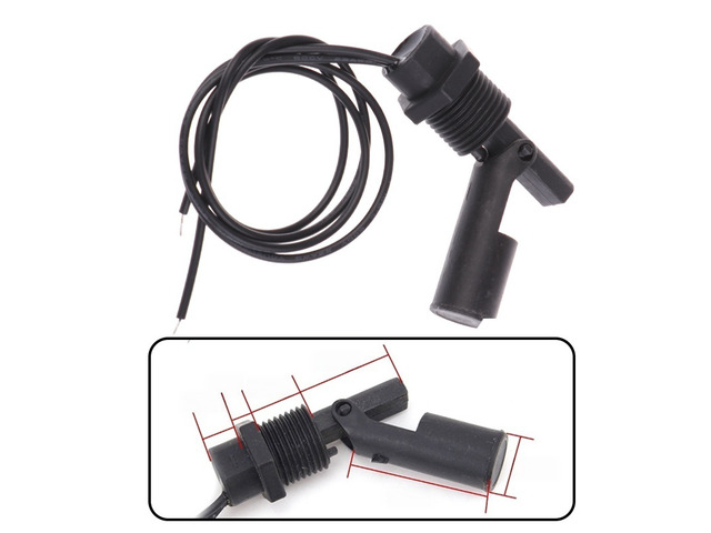 For 1Pc 12V-110V Water Level Switch Liquid Level Sensor PP Plastic Ball Float Switch Water Level Switch