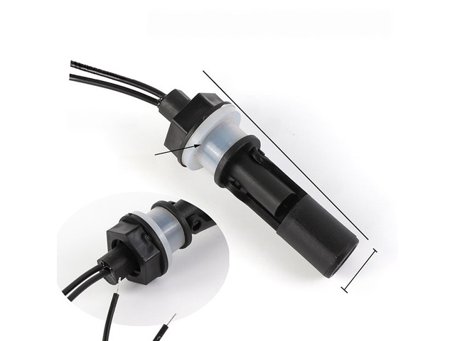 For Tank Pool Horizontal Water Level Switch Liquid Level Sensor Liquid PP Plastic Ball Float Switch For