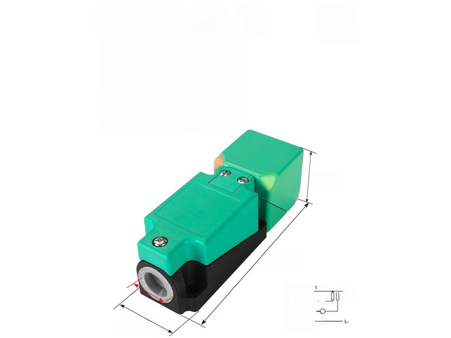 For Inductive Sensor NBB20/NBN40-U1-A2 Square Proximity Switch NPN PNP 20MM 40MM Long Distance Metal Proximity Sensor Switch