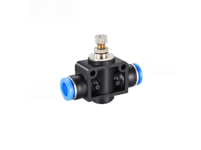 For Air Flow Speed Control Valve Tube Water Hose Pneumatic Push In Fittings Throttle Valve SA 4-12mm