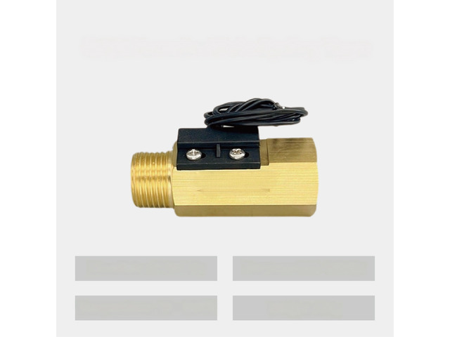 For Brass Flow Switch Flow Meter Flowmeter 1.53L/min G1/4 G1/2 Low Flow Water Normally Open Magnetic Spring Sensor Industrial
