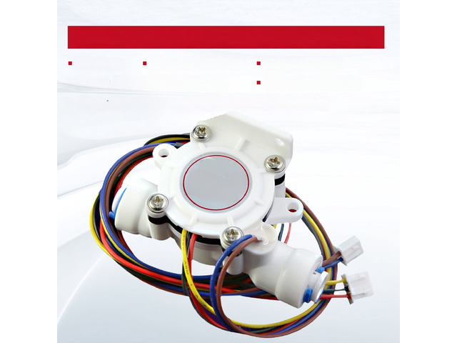For MH-01 MH-02 TDS flow meter hall effect water flow sensor 1/4 3/8 quick connect 3 in 1 Multi-function Sensor