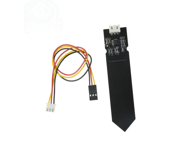 For Capacitive Soil Moisture Sensor Module Not Easy to Corrode Wide Voltage Wire 3.3~5.5V Corrosion Resistant W/ Gravity for