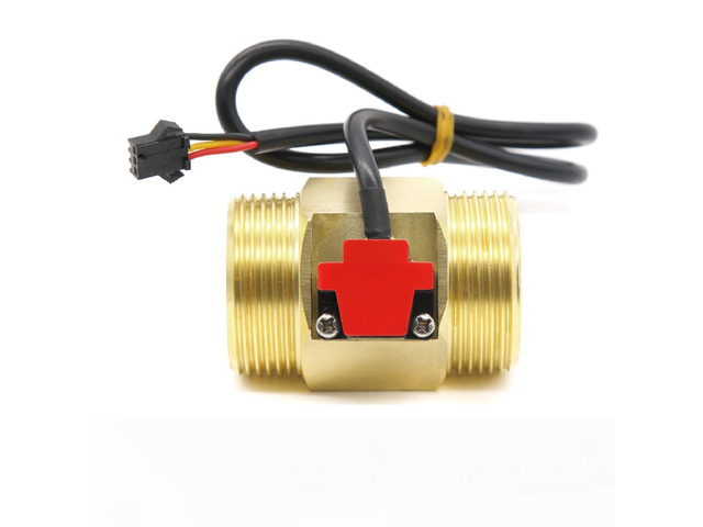 For Brass Water Flow Sensor Hall Effect YF-B1 B2 B3 B4 B5 B6 B7 B8 B9 B10 DN32-T HVAC Water Heater Liquid Meter
