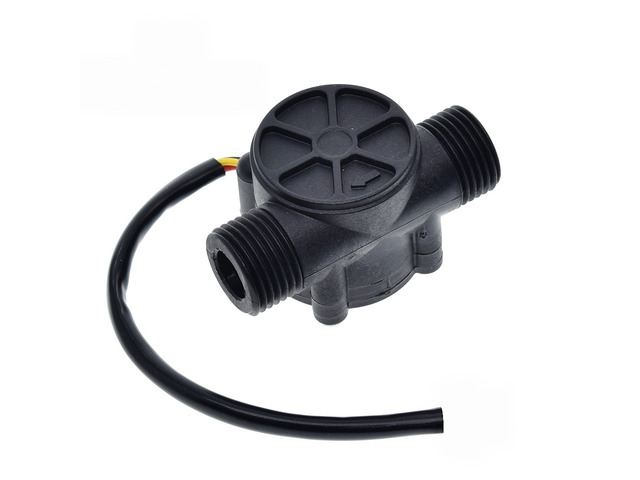 For 1/2/5pcs Water flow sensor flowmeter Hall flow sensor Water control 1-30L/min 2.0MPa YF-S201