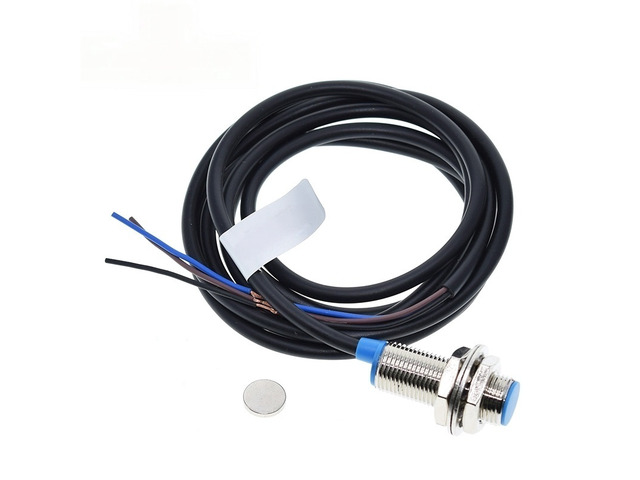 For 1/2/5pcs NJK-5002C Hall Effect Sensor Proximity Switch NPN 3-Wires Normally Open + Magne