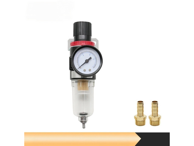 For AFR-2000 Pneumatic Filter Air Treatment Unit Pressure Regulator Compressor Reducing Valve Oil Water Separation AFR2000 Gauge