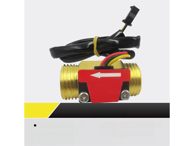 For YF-B1 B2 B3 B4 B5 B6 B7 B8 B9 B10 Brass Water Flow Sensor Hall Effect Flow Meter for Hot Water Heater System DN15 G1/2