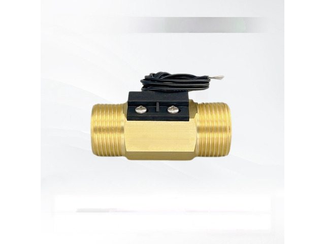 For Magnetic Spring Brass Flow Switch 1.53L/min Low Flow Water Sensor Normally Open Switch Signal Output Type