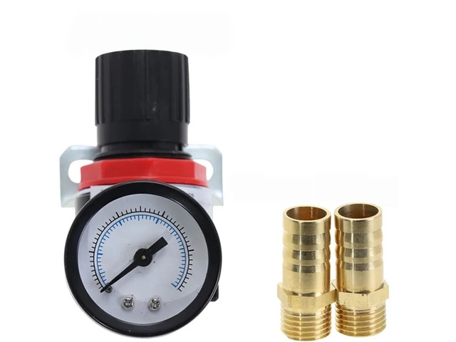 For AR2000 G1/4'' Thread 6mm 8mm 10mm 12mm Air Control Compressor Pressure Relief Regulator Valve with Fitting