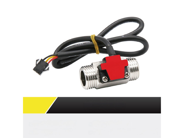 For Stainless Steel Hall Effect Flow Meter Water Flow Sensor G1/2 G3/4 G1 Electromagnetic Pulse for Hot Water Dispenser
