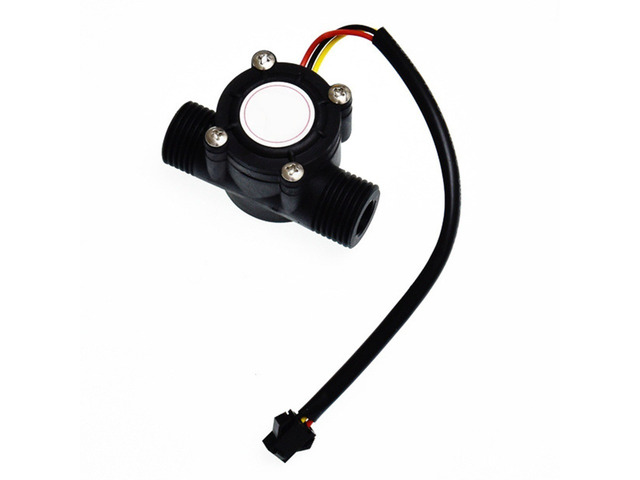 For YF-S201 Water Flow Sensor 1.75MPa Water Control Liquid Flowmeter DC 5-18V 1/2 Inch Liquid Flow Sensor Fluid Meter Counter