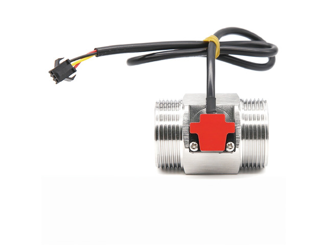 For Stainless Steel Water Flow Sensor Turbine Flow Meter DC3.5-24V 1/2 3/4 1 2 Inch for Water Heater Drinking Water Vending Machine